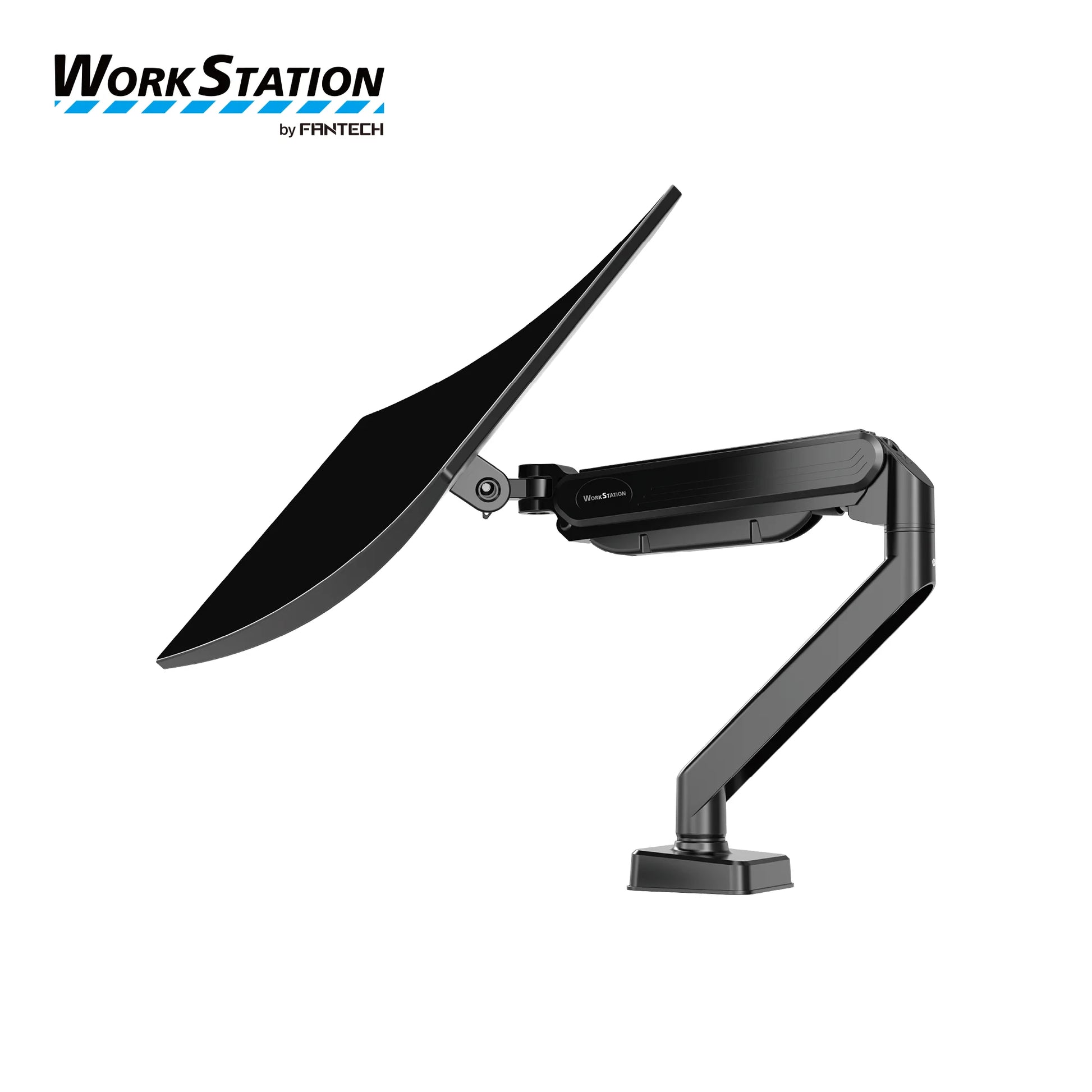 Fantech workstation mbs1 single-arm monitor mount 90 degree for 13’’ to 32’’ screen adjustable spring dual monitor arm