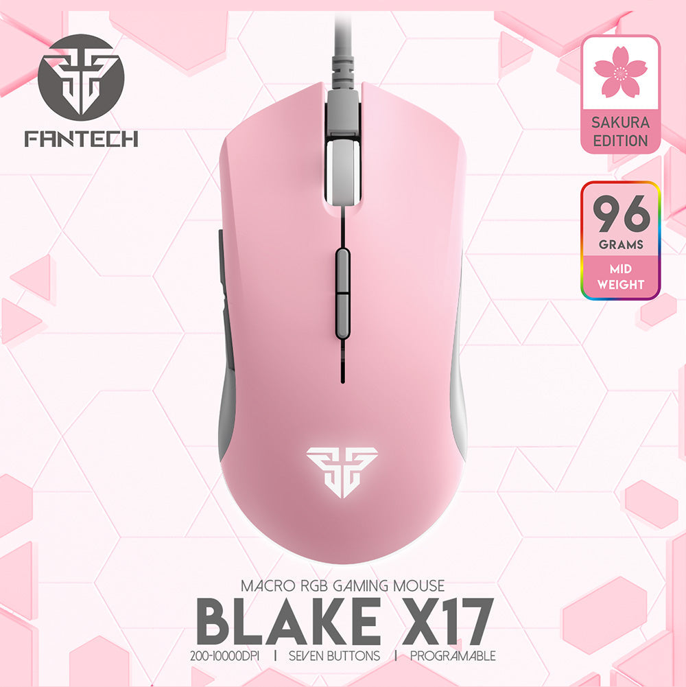 Fantech X17 Blake Gaming Mouse - Sakura Edition - Gameonjo