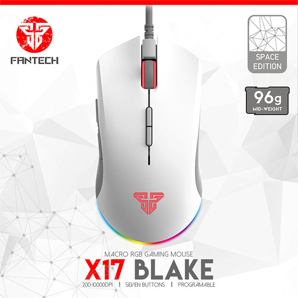 Fantech X17 Blake Gaming Mouse - White - Gameonjo