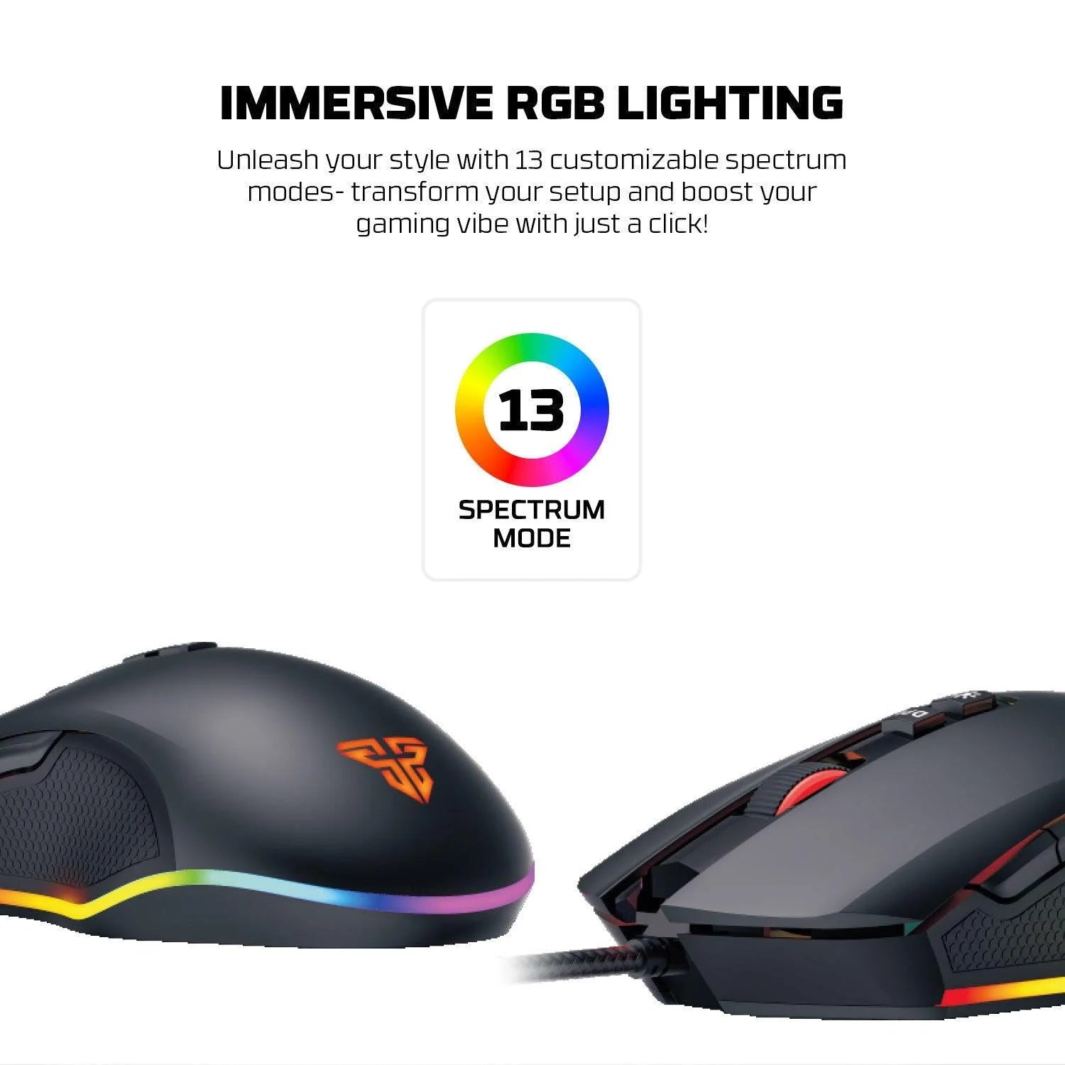Fantech zeus x5a gaming mouse 8000 dpi - mouse