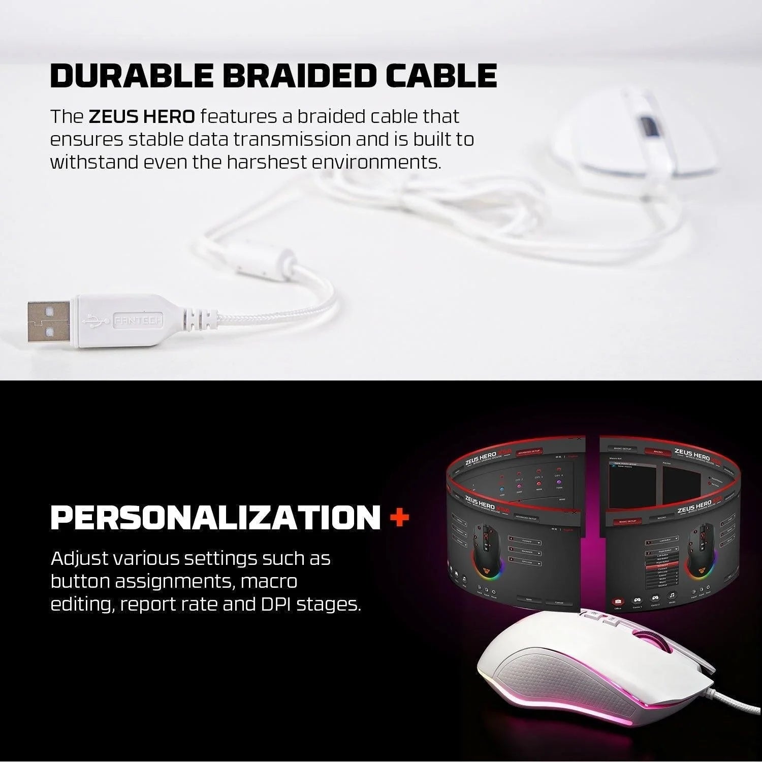 Fantech zeus x5a gaming mouse 8000 dpi
