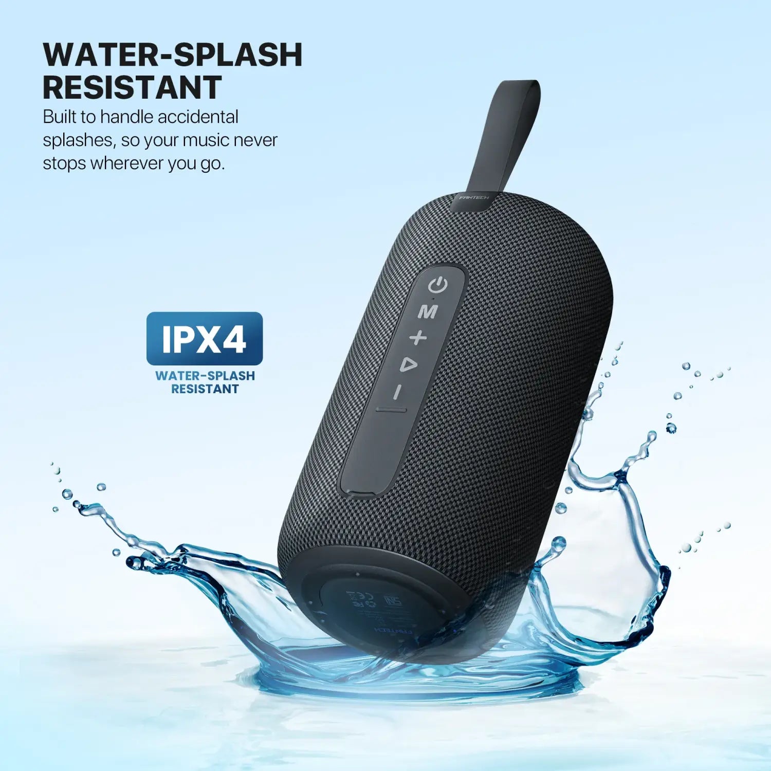 Fantech Bs159 True Wireless Rms Speaker Tws Deep Bass 10w 57mm Driver 4-way White