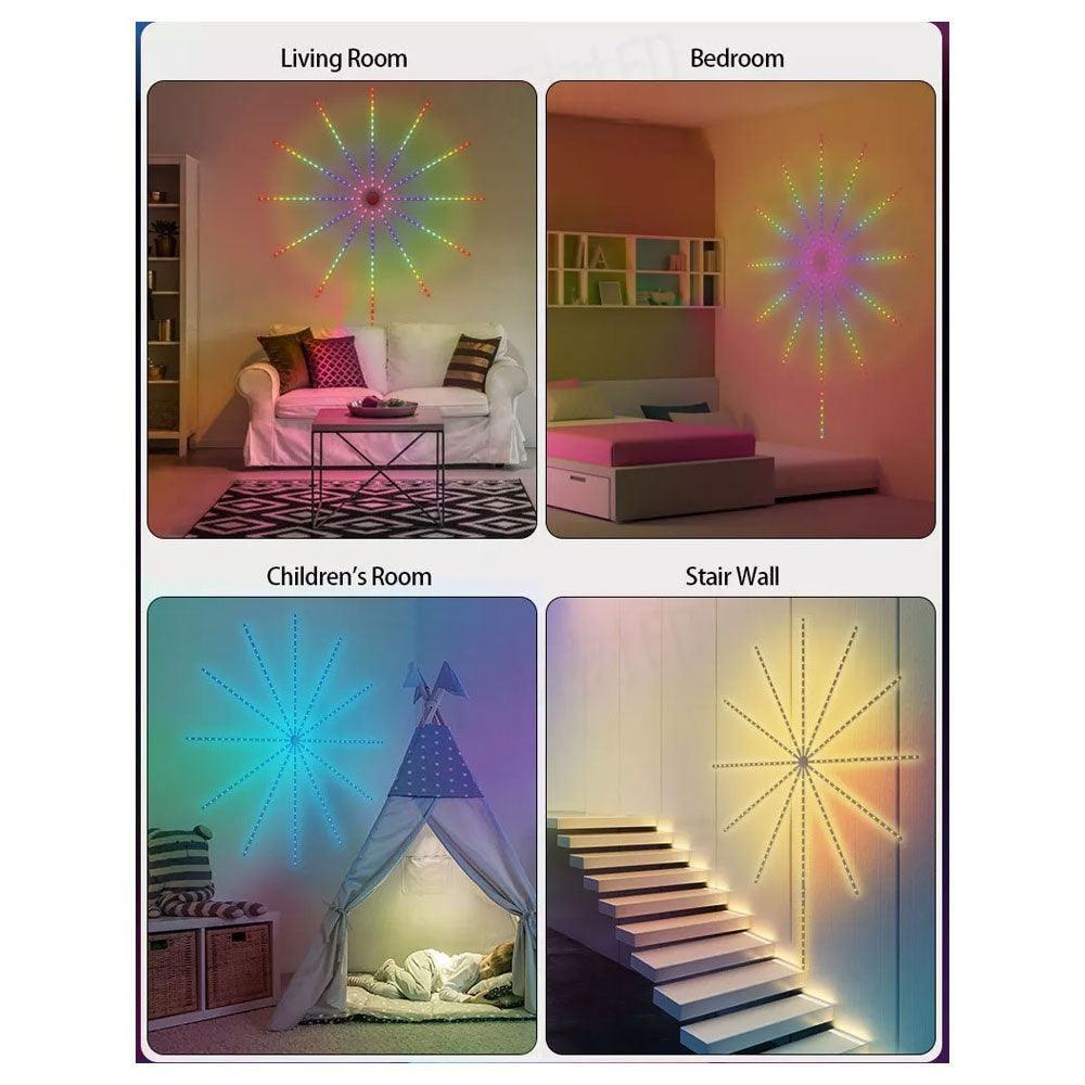Firework Night Lamp Rgb Bluetooth Music Sound - Gameonjo - Video Games and PC Gaming Store in Jordan