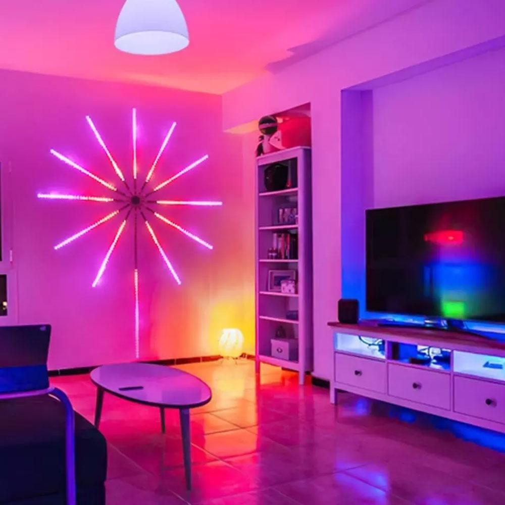 Firework Night Lamp Rgb Bluetooth Music Sound - Gameonjo - Video Games and PC Gaming Store in Jordan