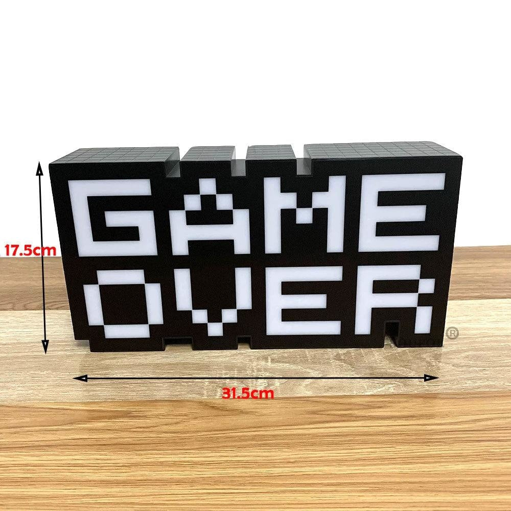 Game Over Lamp Voice Control Led Light - Gameonjo