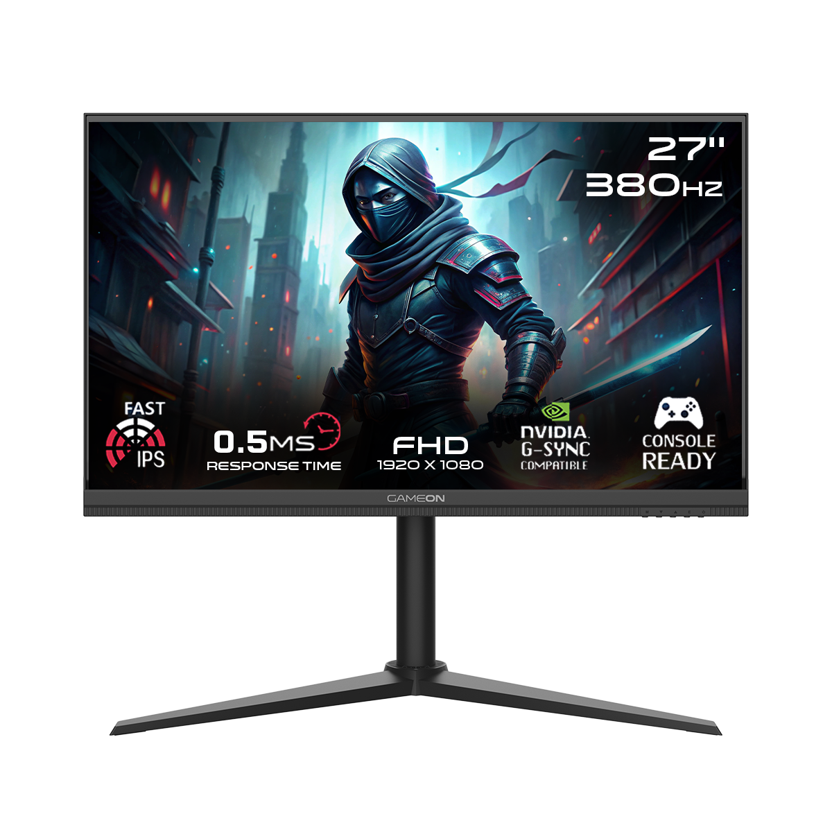 GAMEON FHD 380 IPS Midnight Pro Series 27" FHD, 380Hz 1K