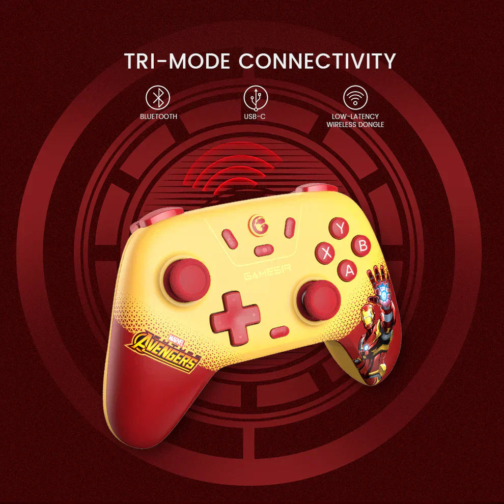 Gamesir Nova Lite Multi-platform Wireless Gaming Controller Marvel's Iron Man - Gameonjo