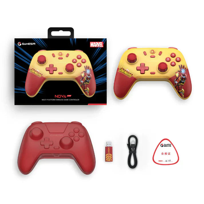 Gamesir Nova Lite Multi-platform Wireless Gaming Controller Marvel's Iron Man - Gameonjo