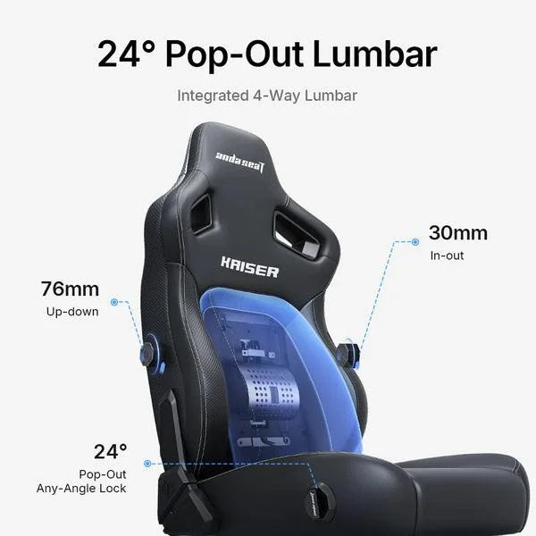 Andaseat kaiser 4 gaming chair - premium pvc leather - gaming chairs