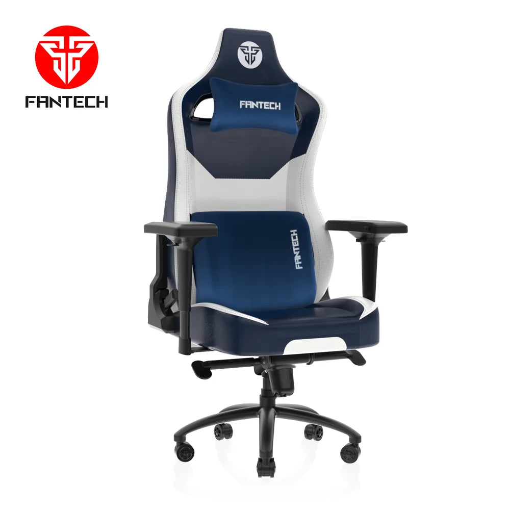 Fantech alpha gc-283 gaming chair - stylish blue comfort for gamers - desk & chair
