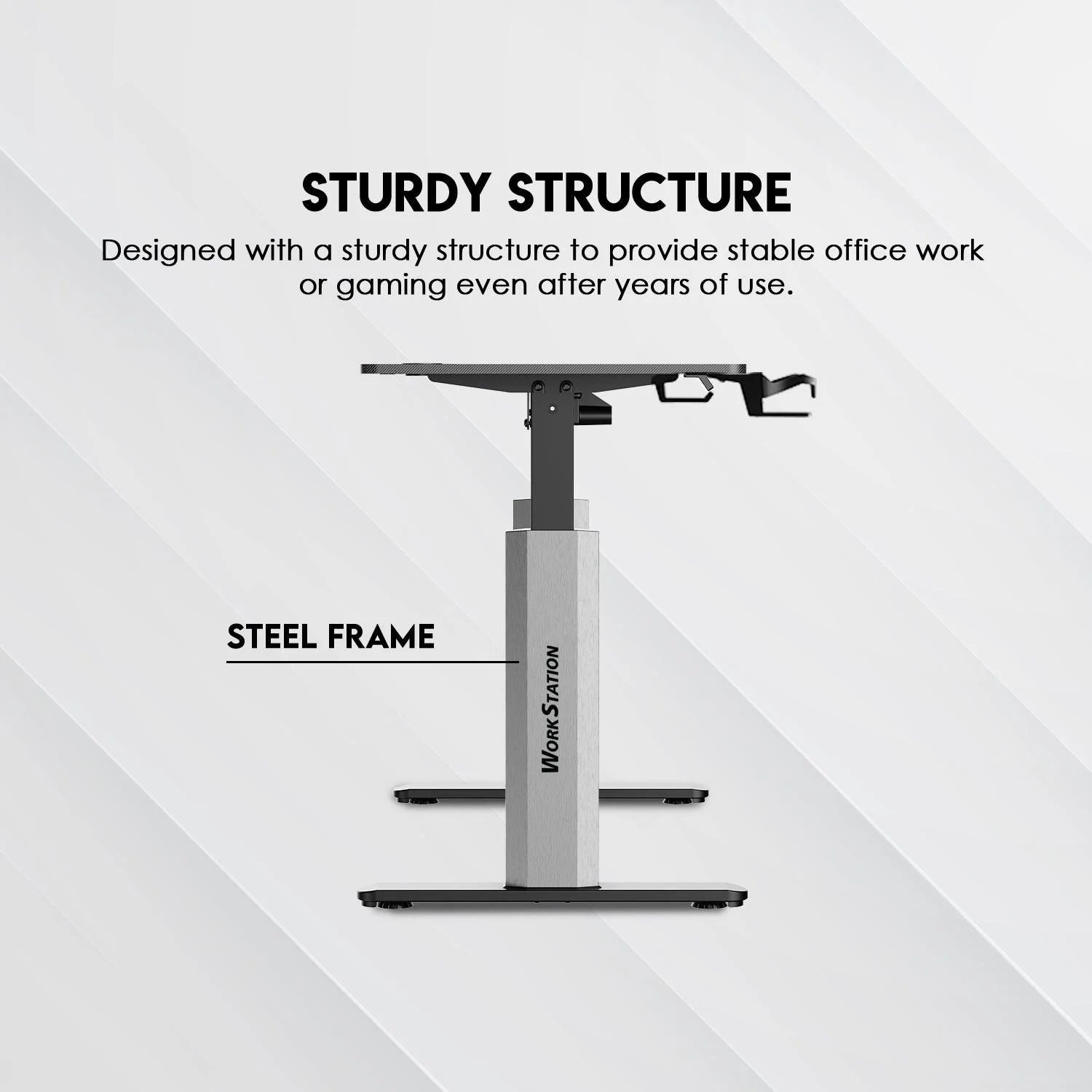 Fantech ws414 adjustable desk - ergonomic rising work station - desk & chair