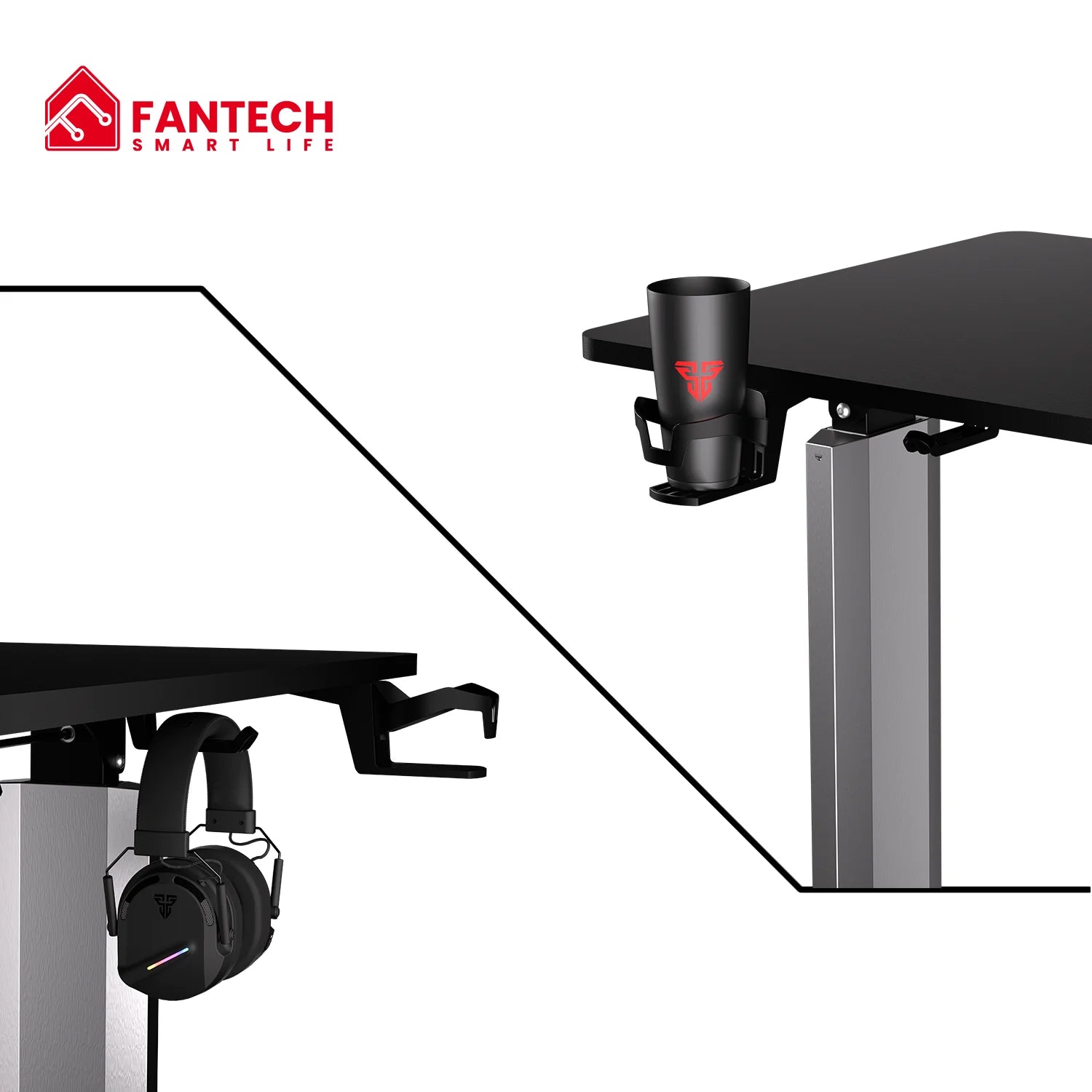 Fantech ws414 adjustable desk - ergonomic rising work station - desk & chair
