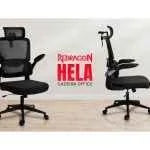 Redragon c214 hela ergonomic chair for stylish comfort and productivity - desk & chair