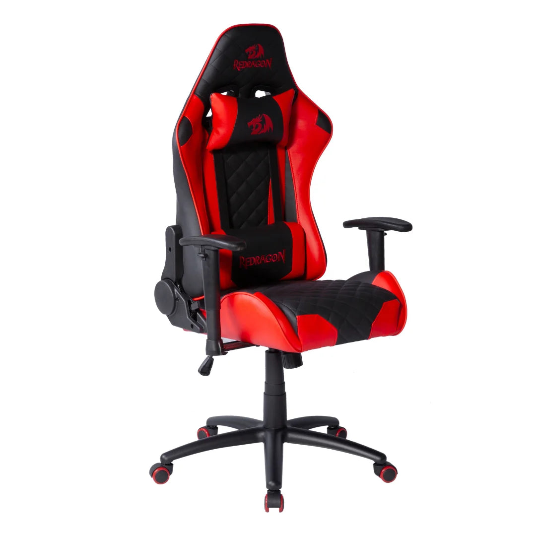 Redragon king of war c601 gaming chair-black-red - desk & chair