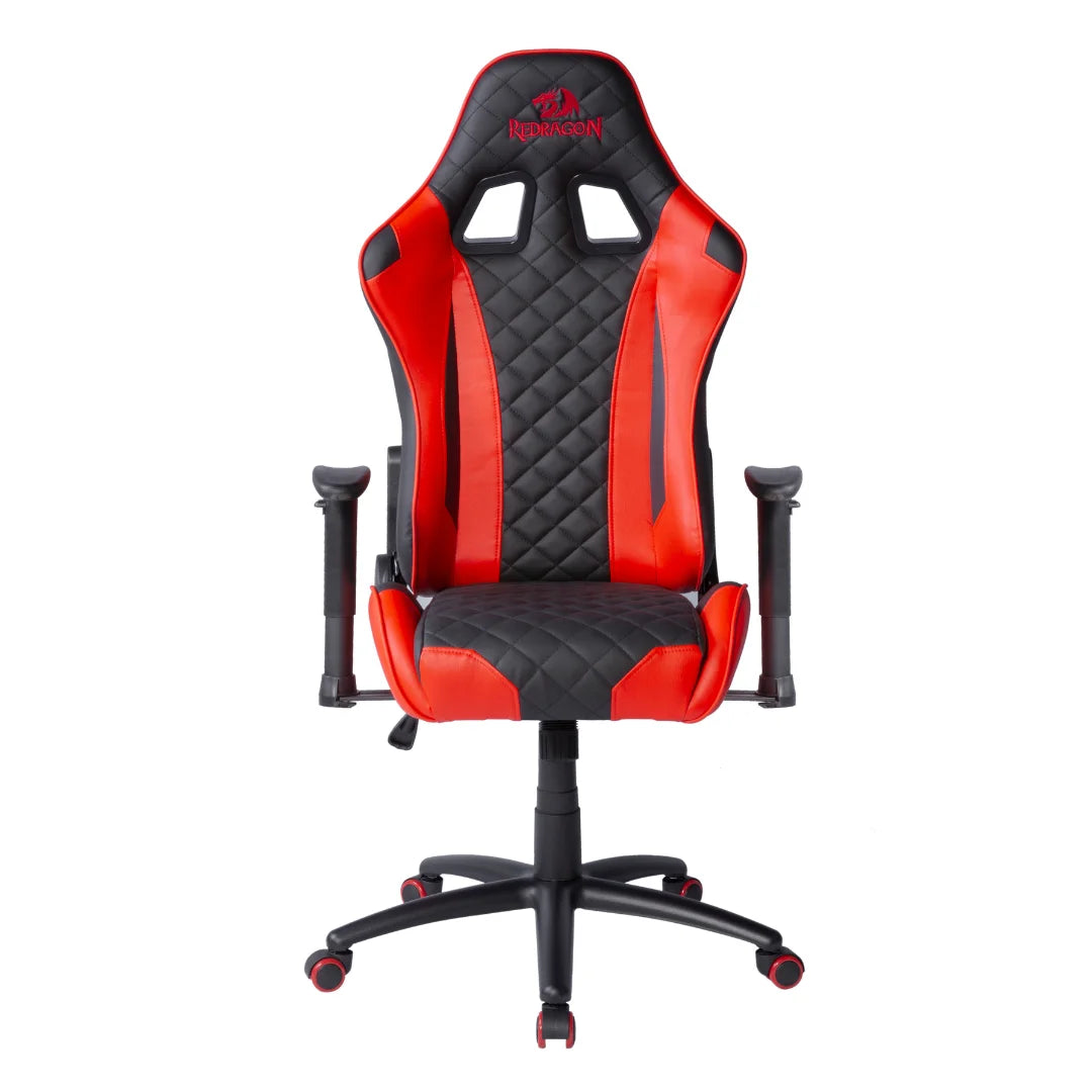 Redragon king of war c601 gaming chair-black-red - desk & chair
