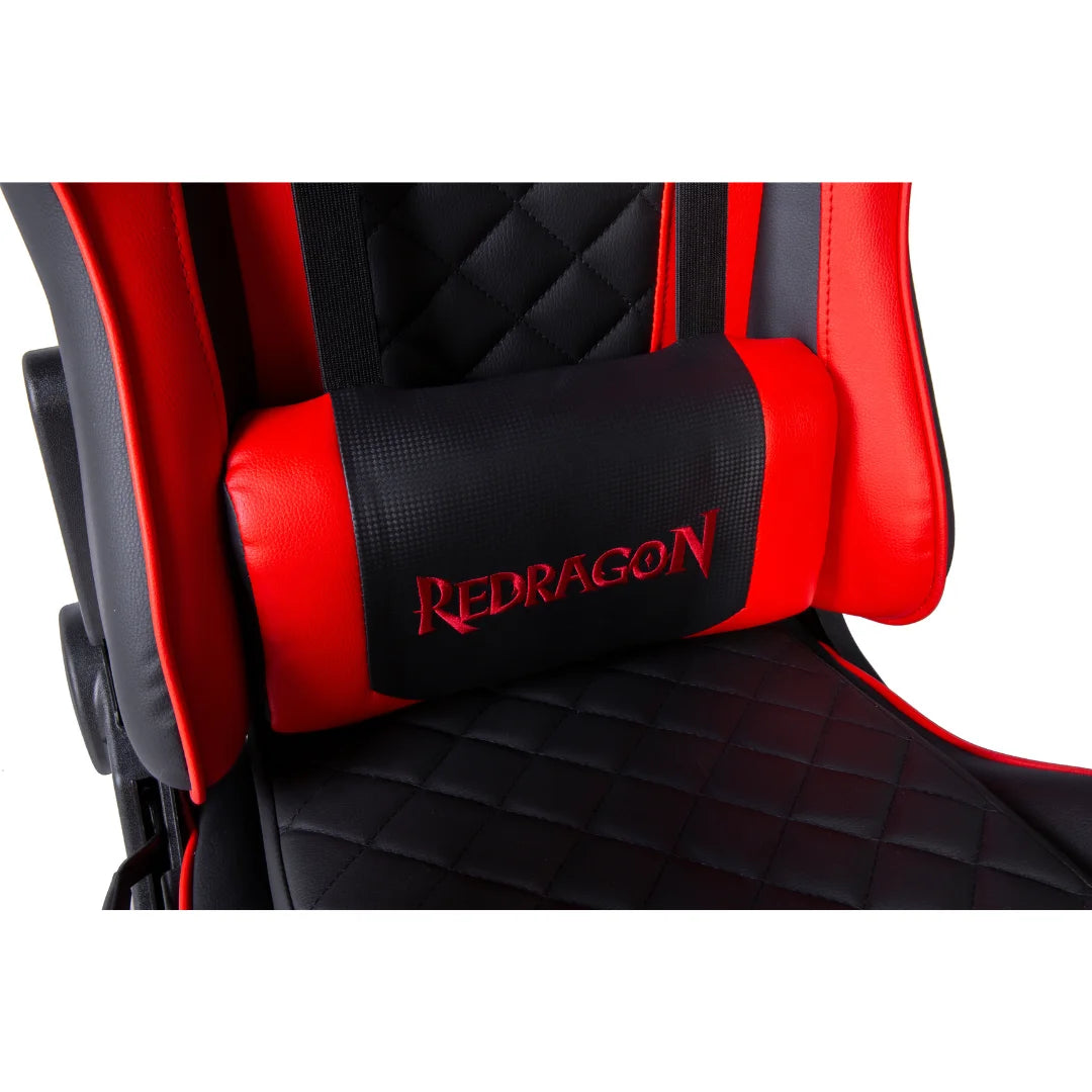 Redragon king of war c601 gaming chair-black-red - desk & chair