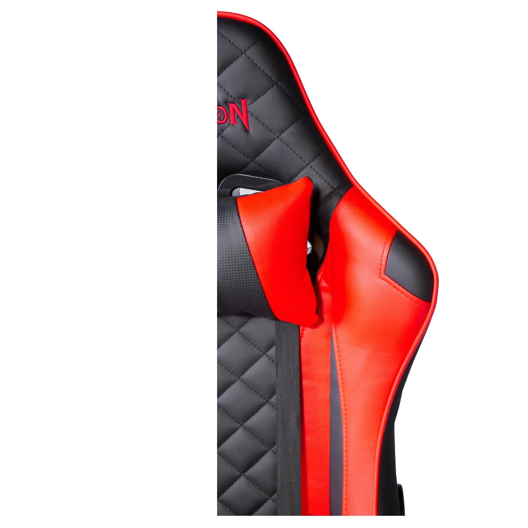 Redragon king of war c601 gaming chair-black-red - desk & chair