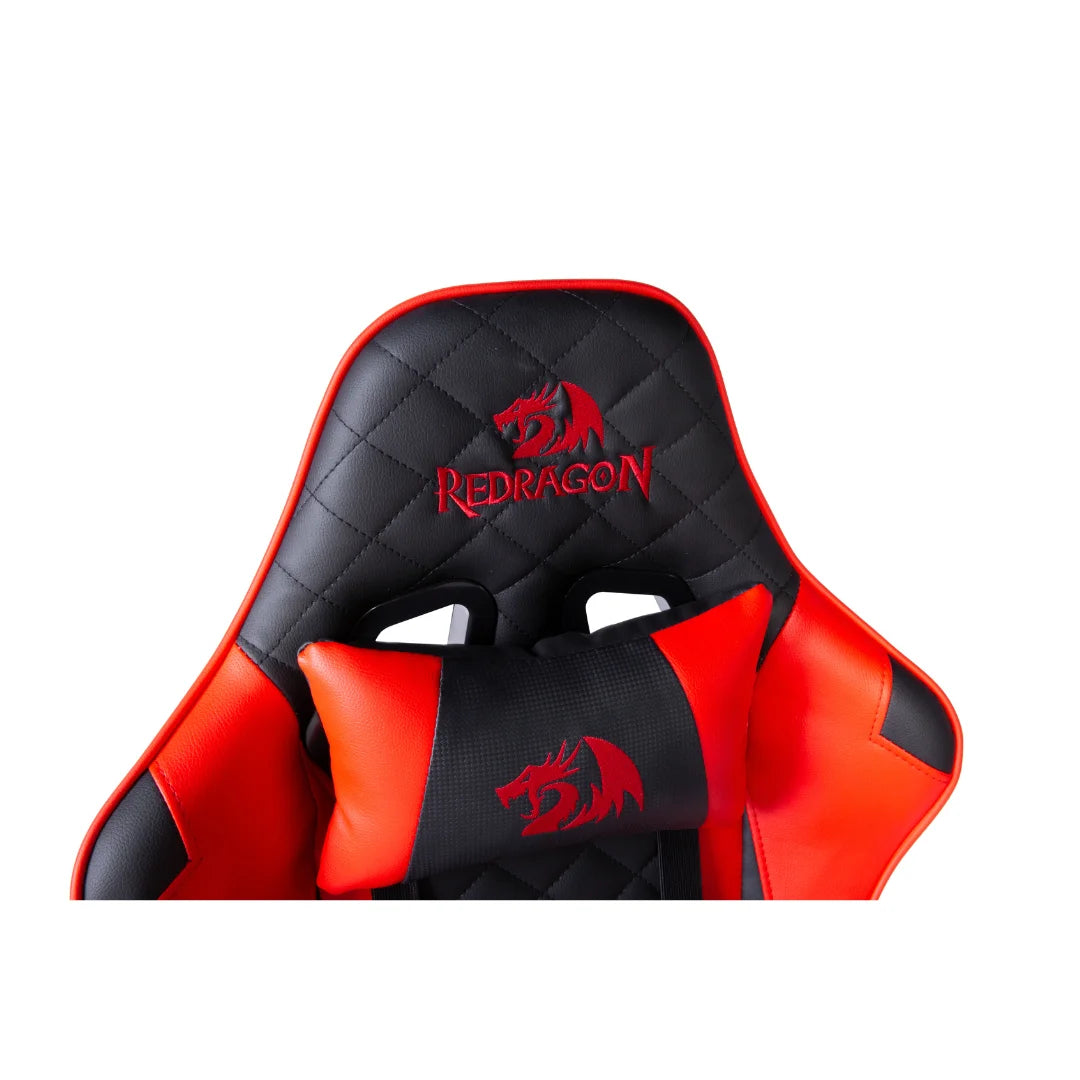 Redragon king of war c601 gaming chair-black-red - desk & chair