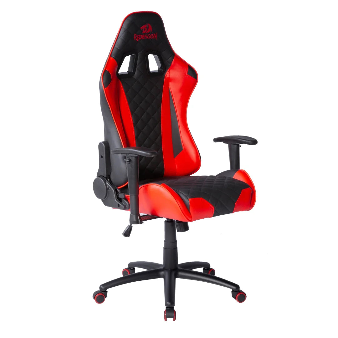 Redragon king of war c601 gaming chair-black-red - desk & chair