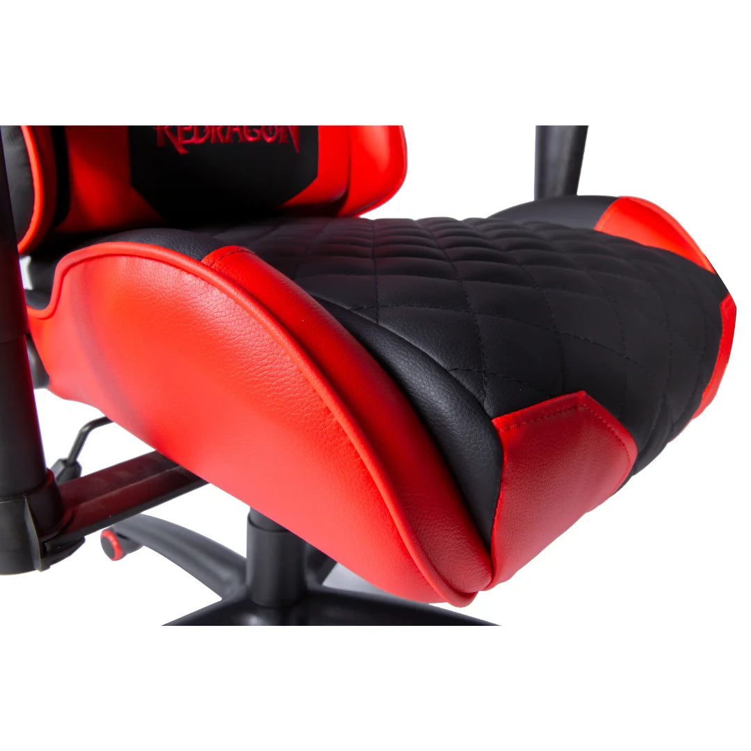 Redragon king of war c601 gaming chair-black-red - desk & chair