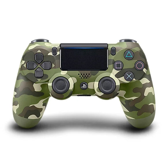 Dualshock®4 wireless controller for ps4™ - green camouflage - playstation controllers