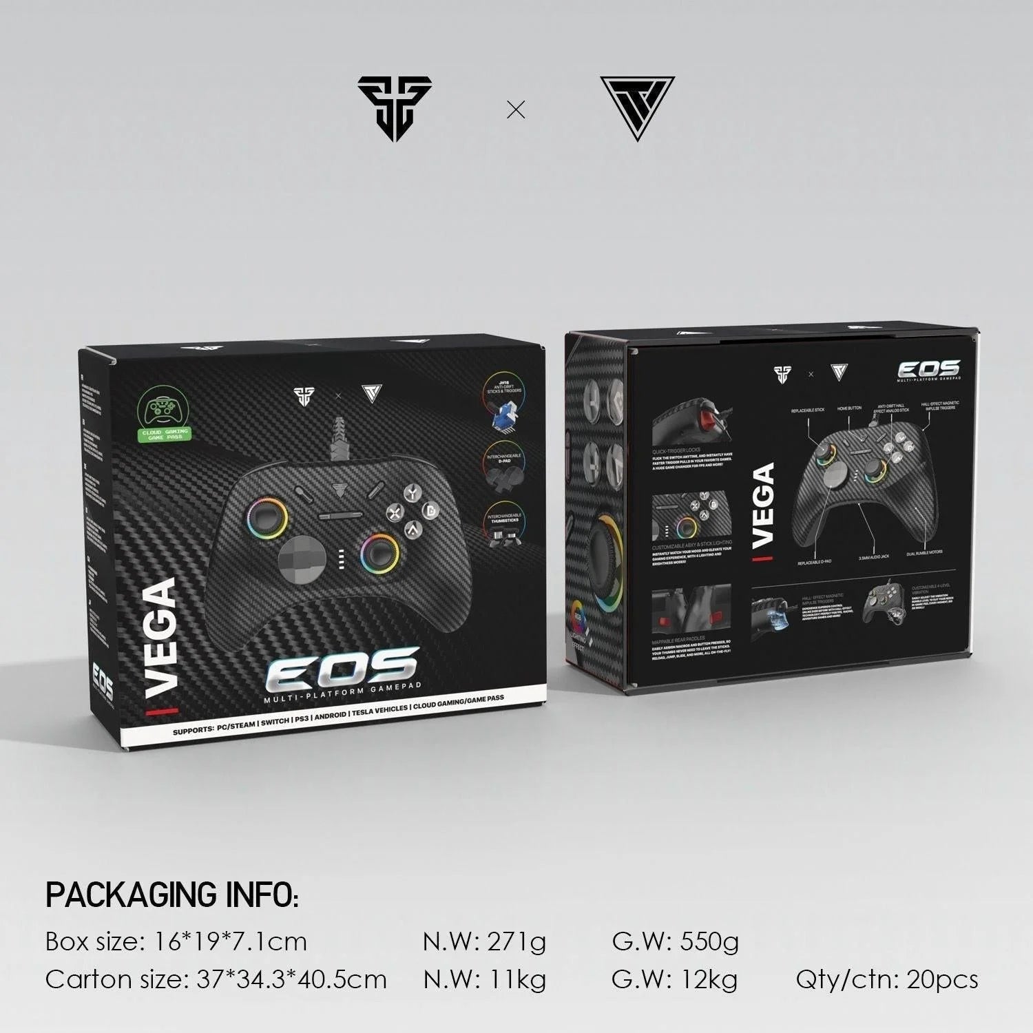 Fantech gp15 eos vega controller - ultimate gaming experience - console | controller | pc controller | mobile essentials