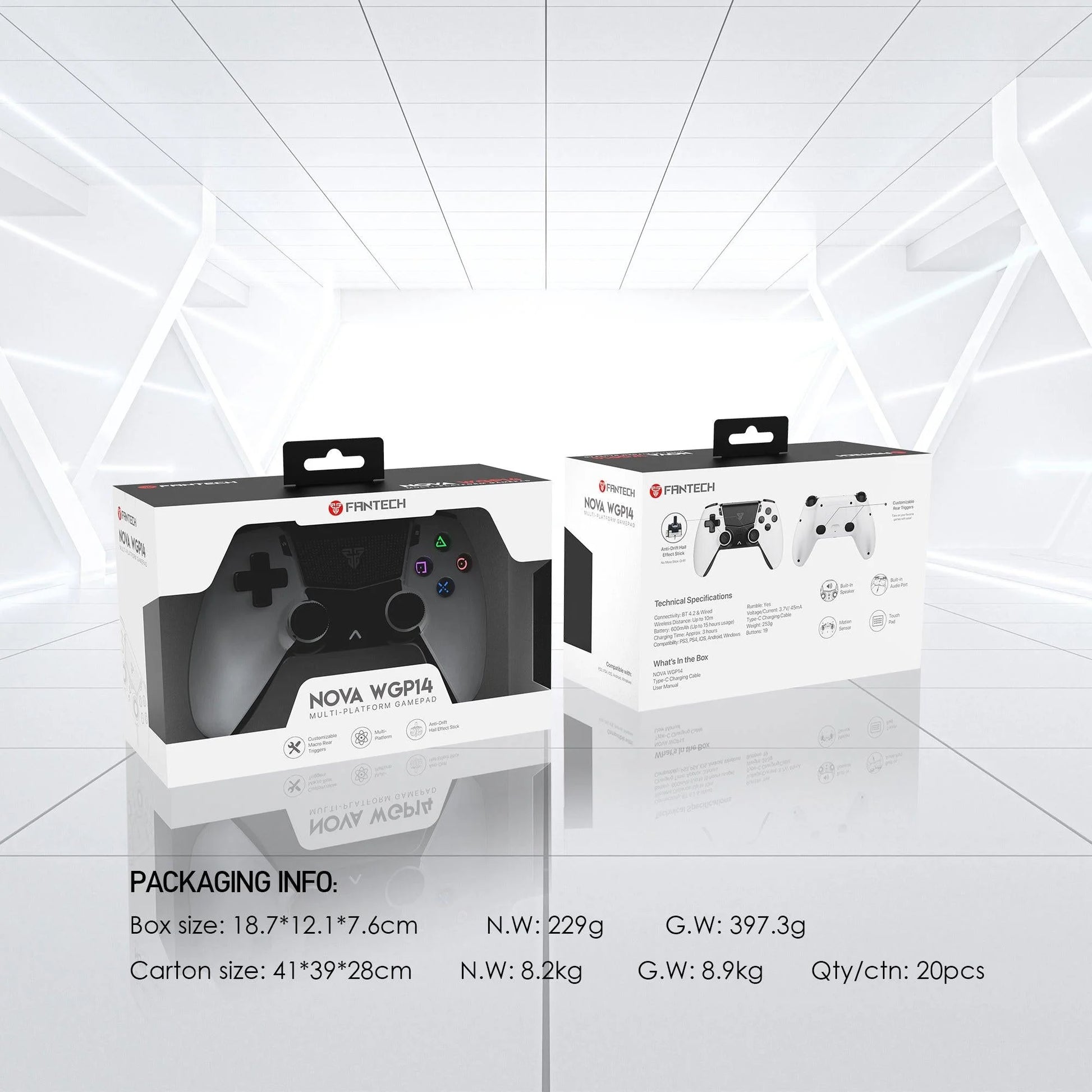 Fantech nova wgp14 gamepad - multi-platform hall effect controller - console | controller | pc controller | mobile
