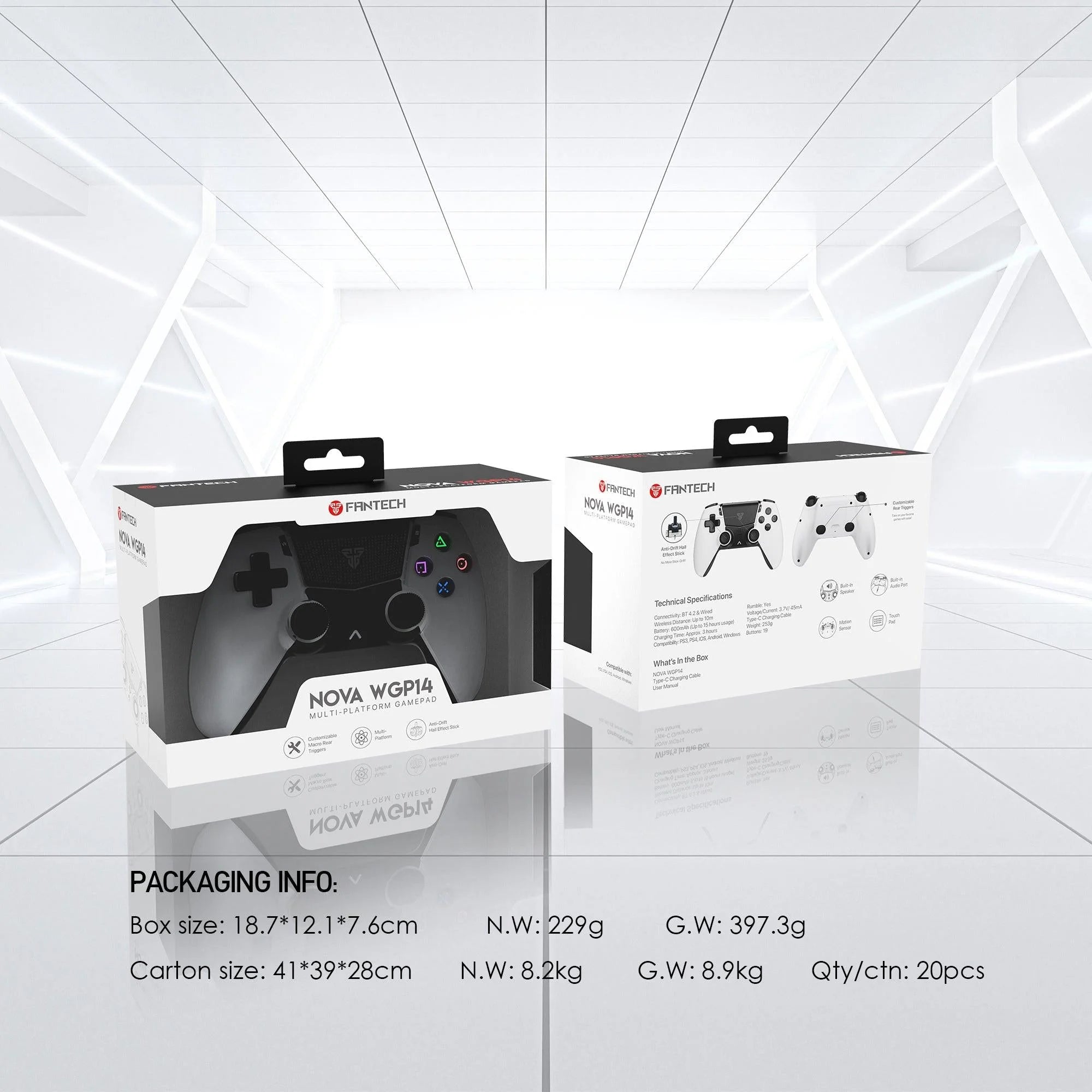 Fantech nova wgp14 gamepad - multi-platform hall effect controller - console | controller | pc controller | mobile