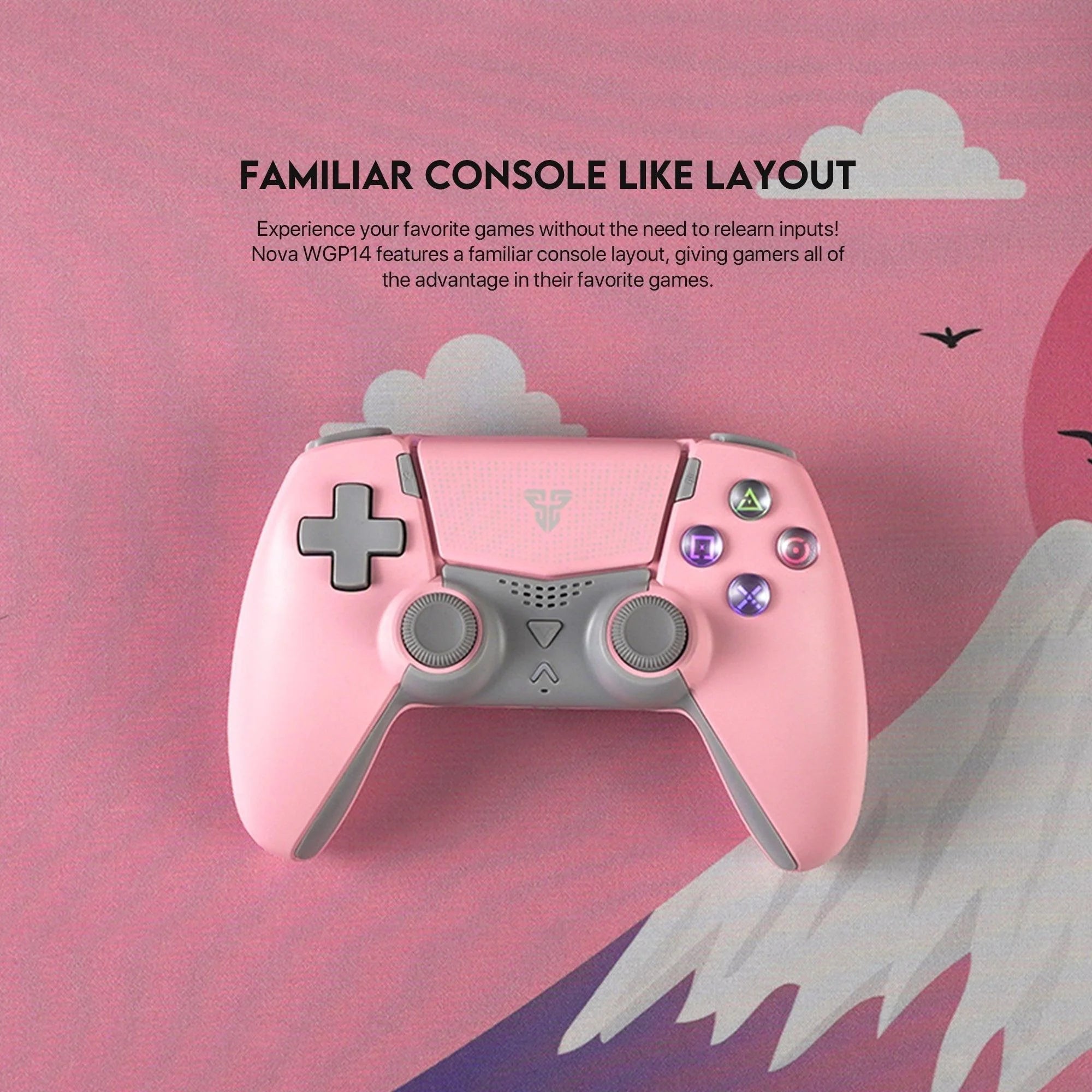 Fantech nova wgp14 gamepad - multi-platform hall effect controller - console | controller | pc controller | mobile
