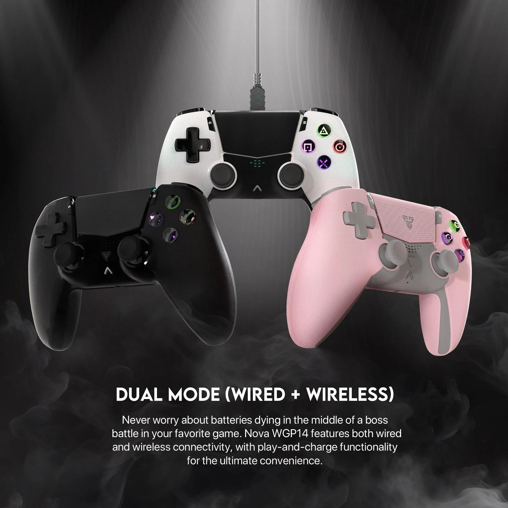 Fantech nova wgp14 gamepad - multi-platform hall effect controller - console | controller | pc controller | mobile