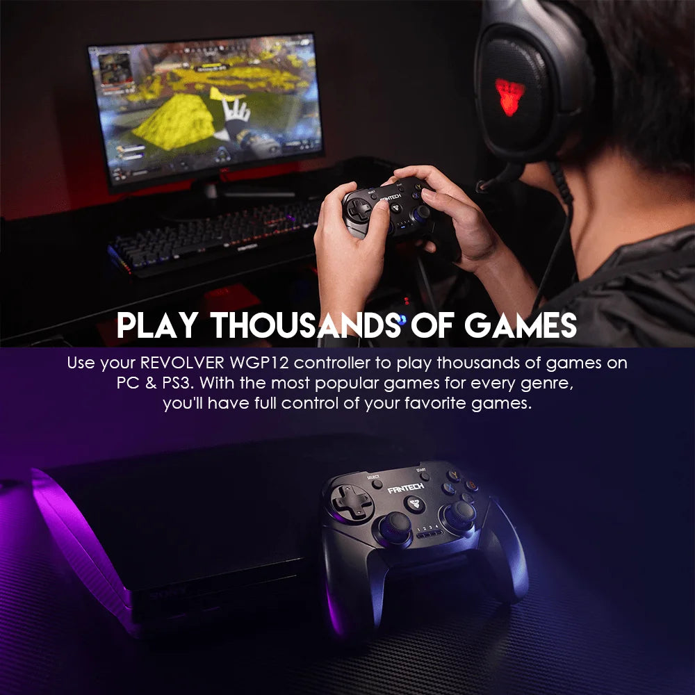 Fantech revolver wgp12 controller - ultimate gaming performance - console | controller | pc controller