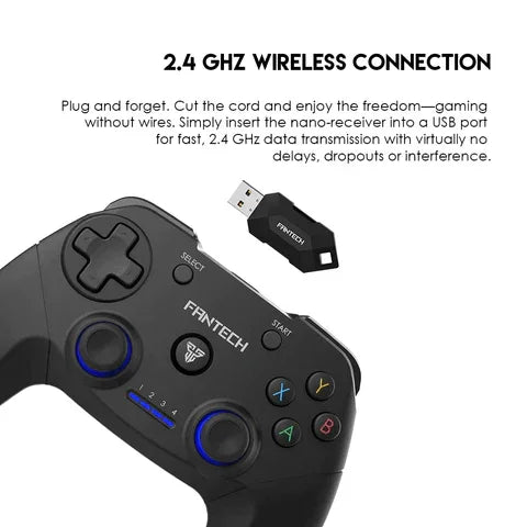 Fantech revolver wgp12 wireless gaming controller - white - controllers