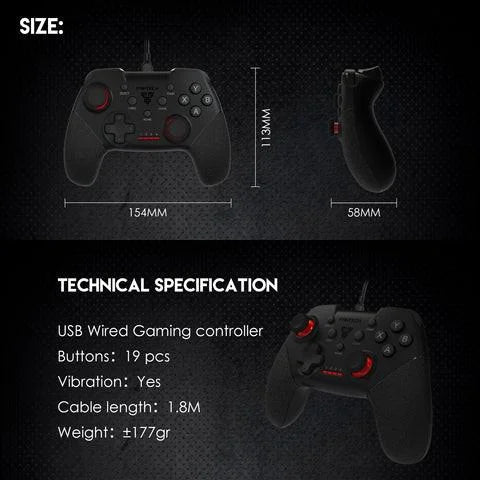 Fantech shooter ii gp13 gaming controller - controllers