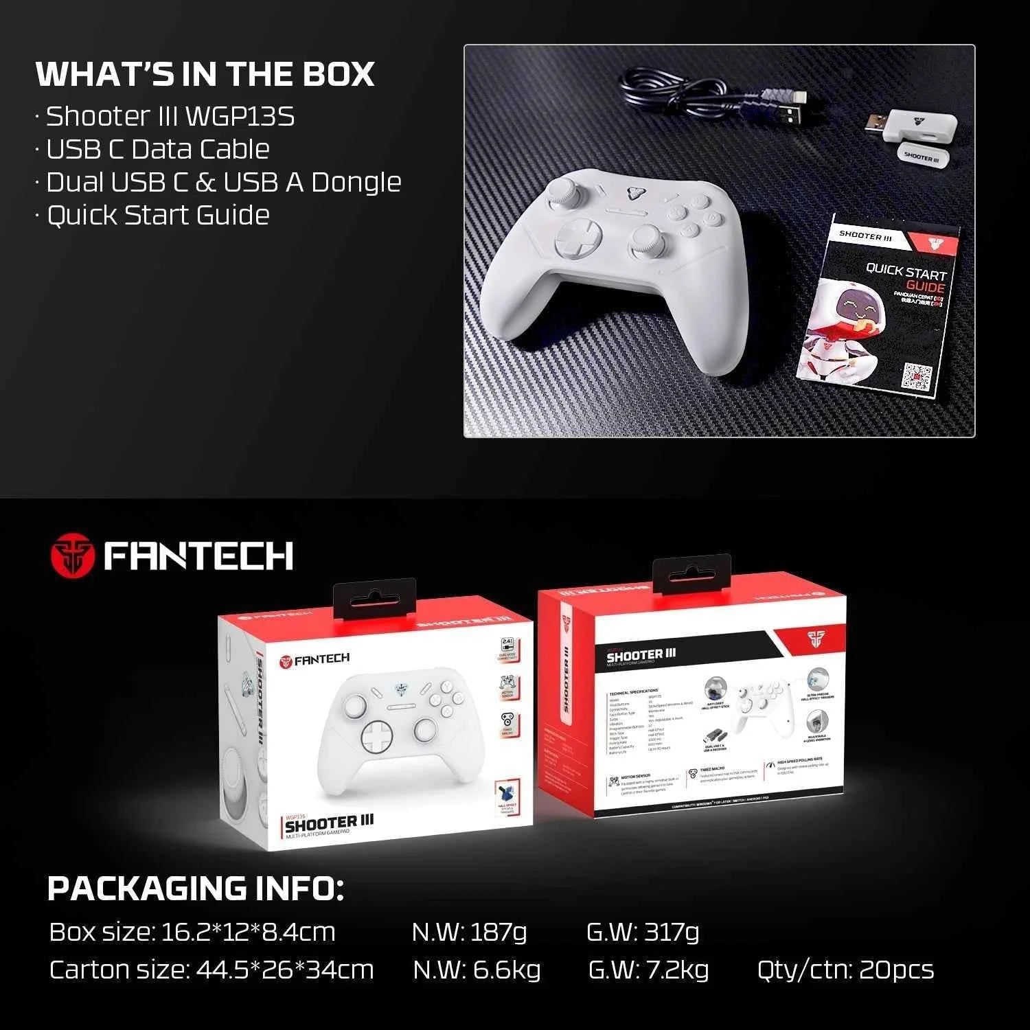 Fantech shooter ii wgp13s controller - console | controller