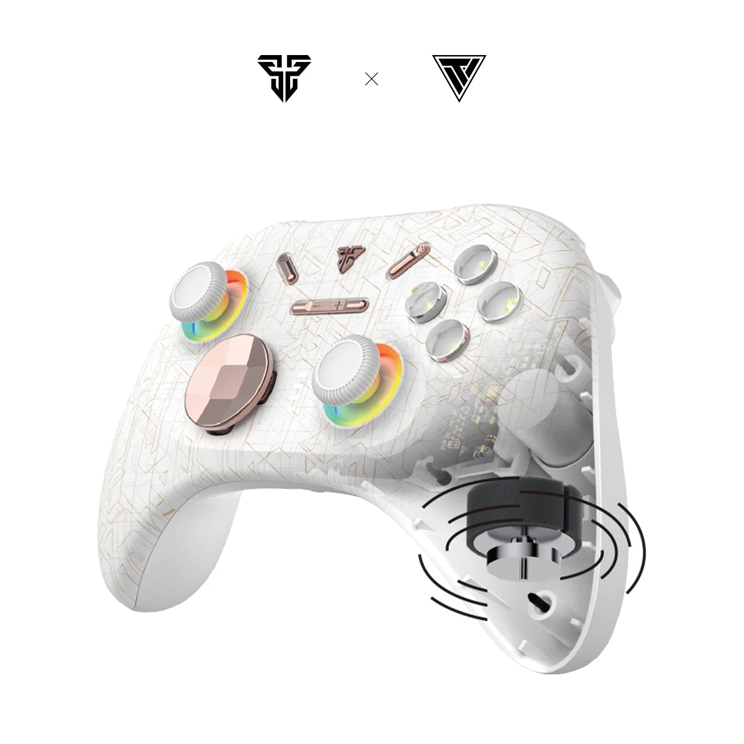 Fantech wgp15 electra eos pro controller - advanced wireless gaming experience - console | controller | pc controller
