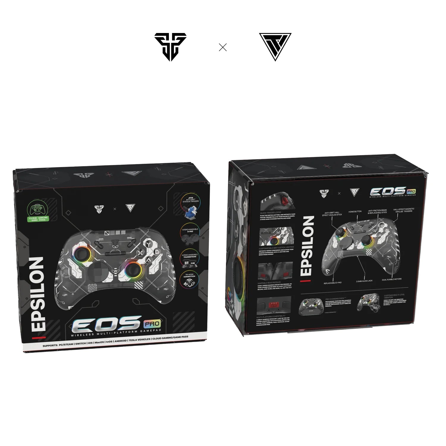 Fantech wgp15 epsilon eos pro controller for ultimate wireless gaming experience - console | controller | pc controller