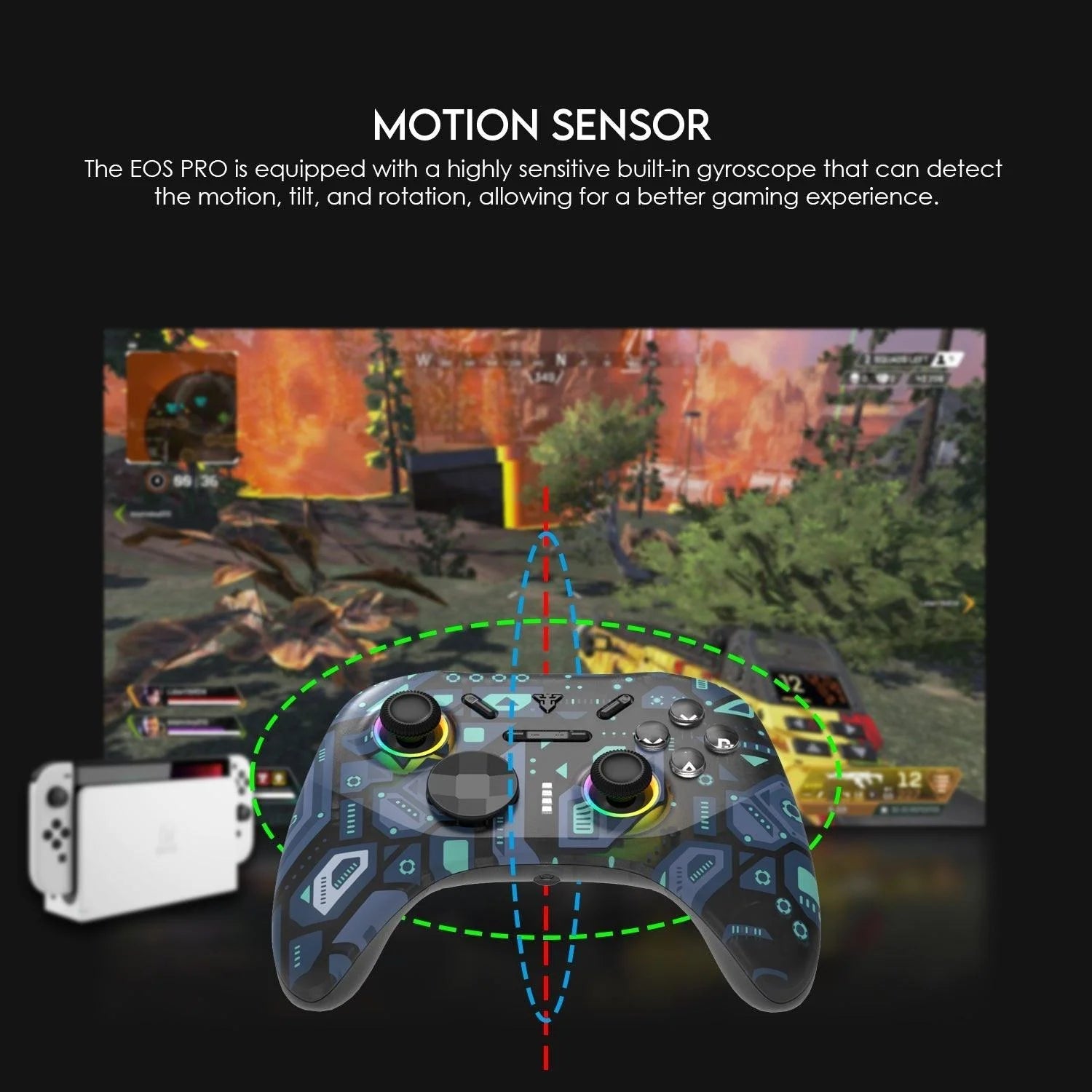 Fantech wgp15 polaris eos pro controller for wireless gaming excellence - console | controller | pc controller | mobile