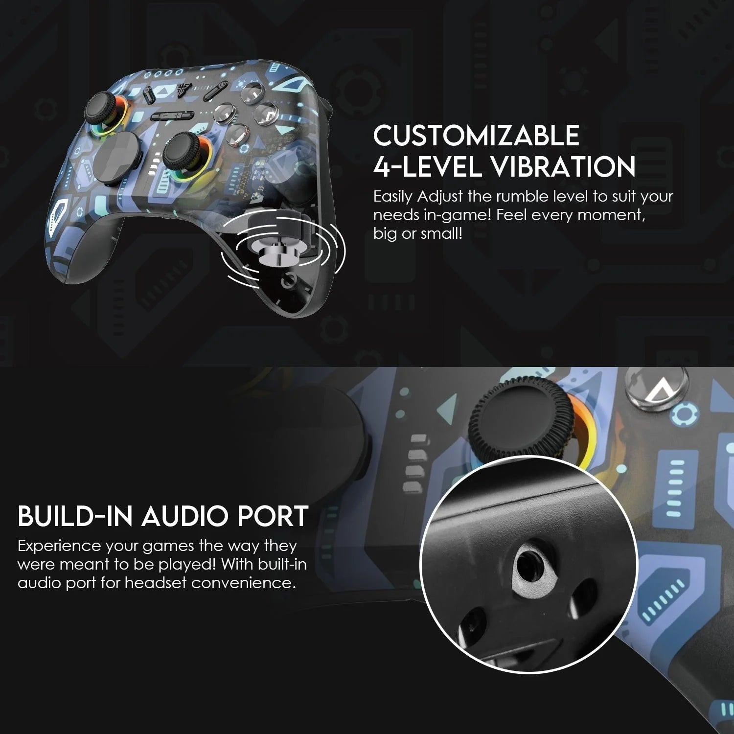 Fantech wgp15 polaris eos pro controller for wireless gaming excellence - console | controller | pc controller | mobile