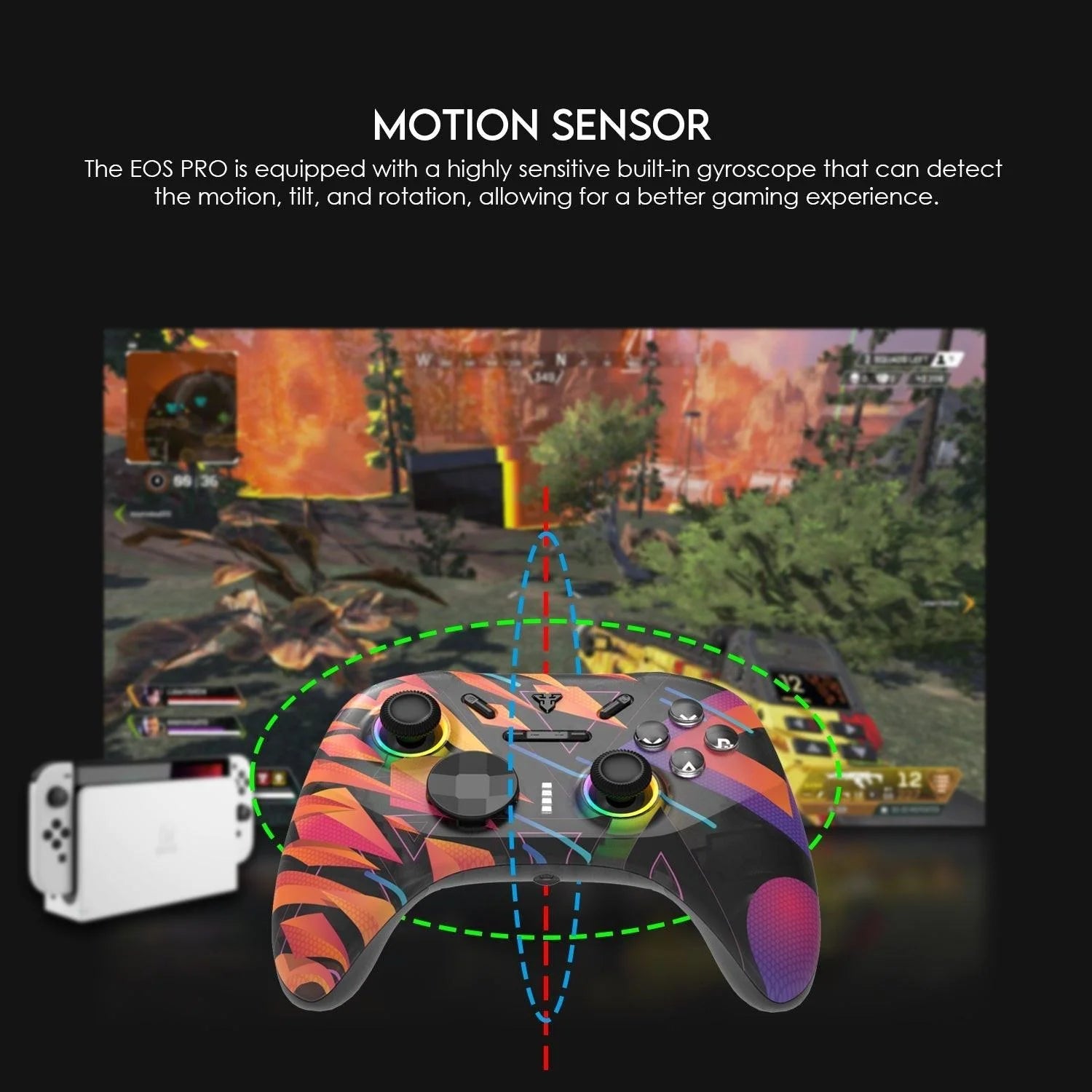 Fantech wgp15 solaris eos pro controller - wireless gaming excellence - console | controller | pc controller | mobile