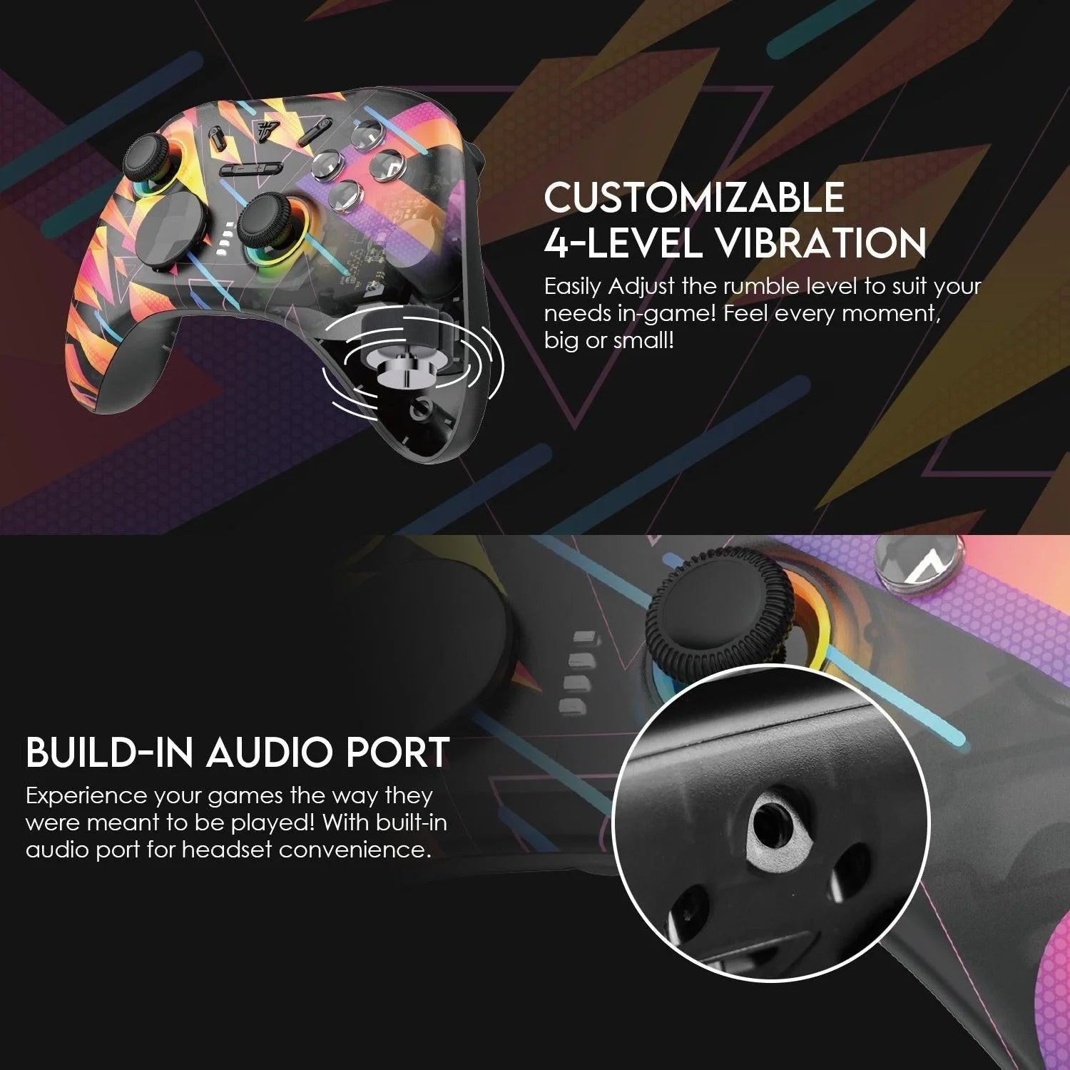Fantech wgp15 solaris eos pro controller - wireless gaming excellence - console | controller | pc controller | mobile