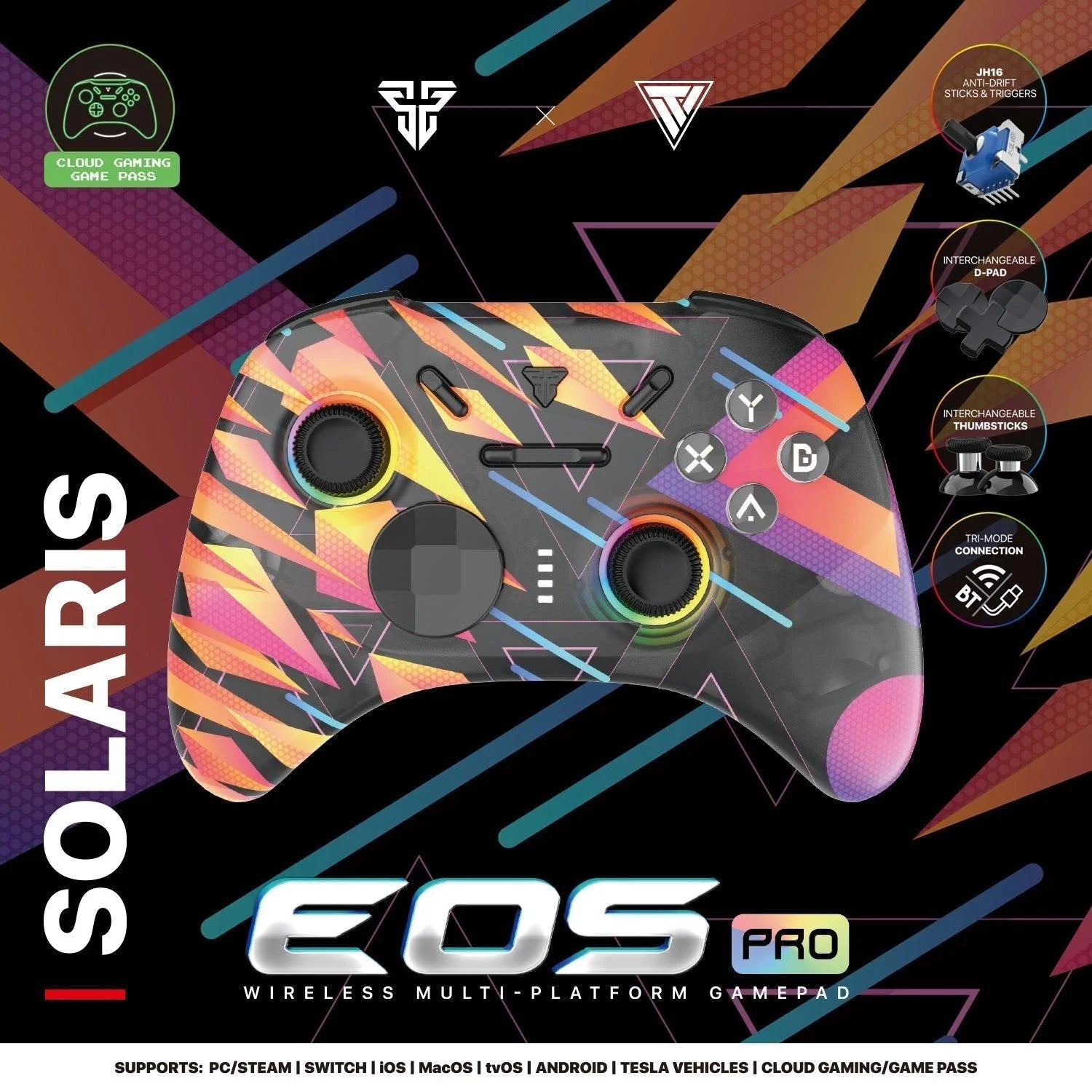Fantech wgp15 solaris eos pro controller - wireless gaming excellence - console | controller | pc controller | mobile