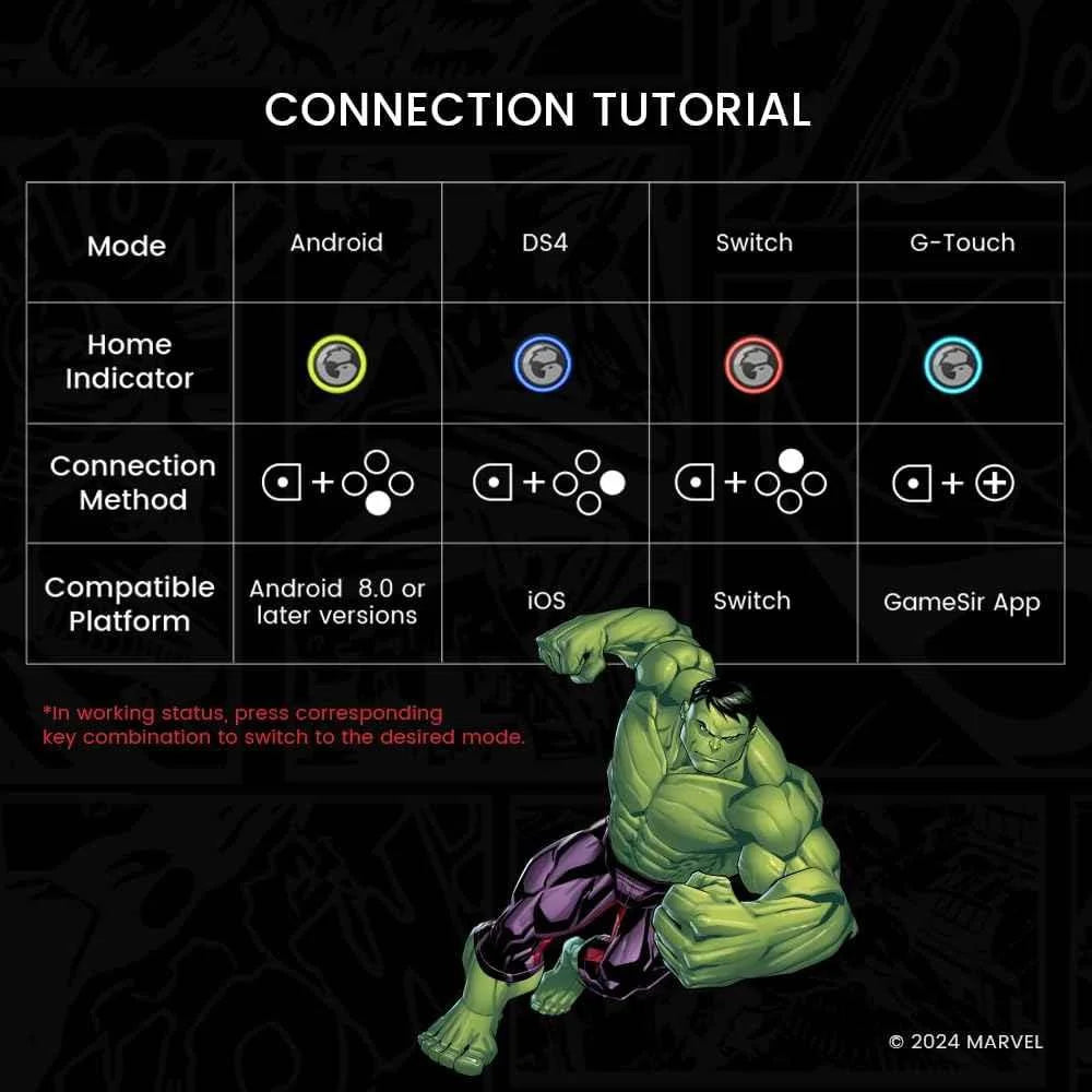 Gamesir g8 plus controller - bluetooth mobile game controller for switch ios & android - console | controller