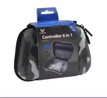 Lucky fox 6 in-1 protective kit for ps5 dualsense controller – army - controllers