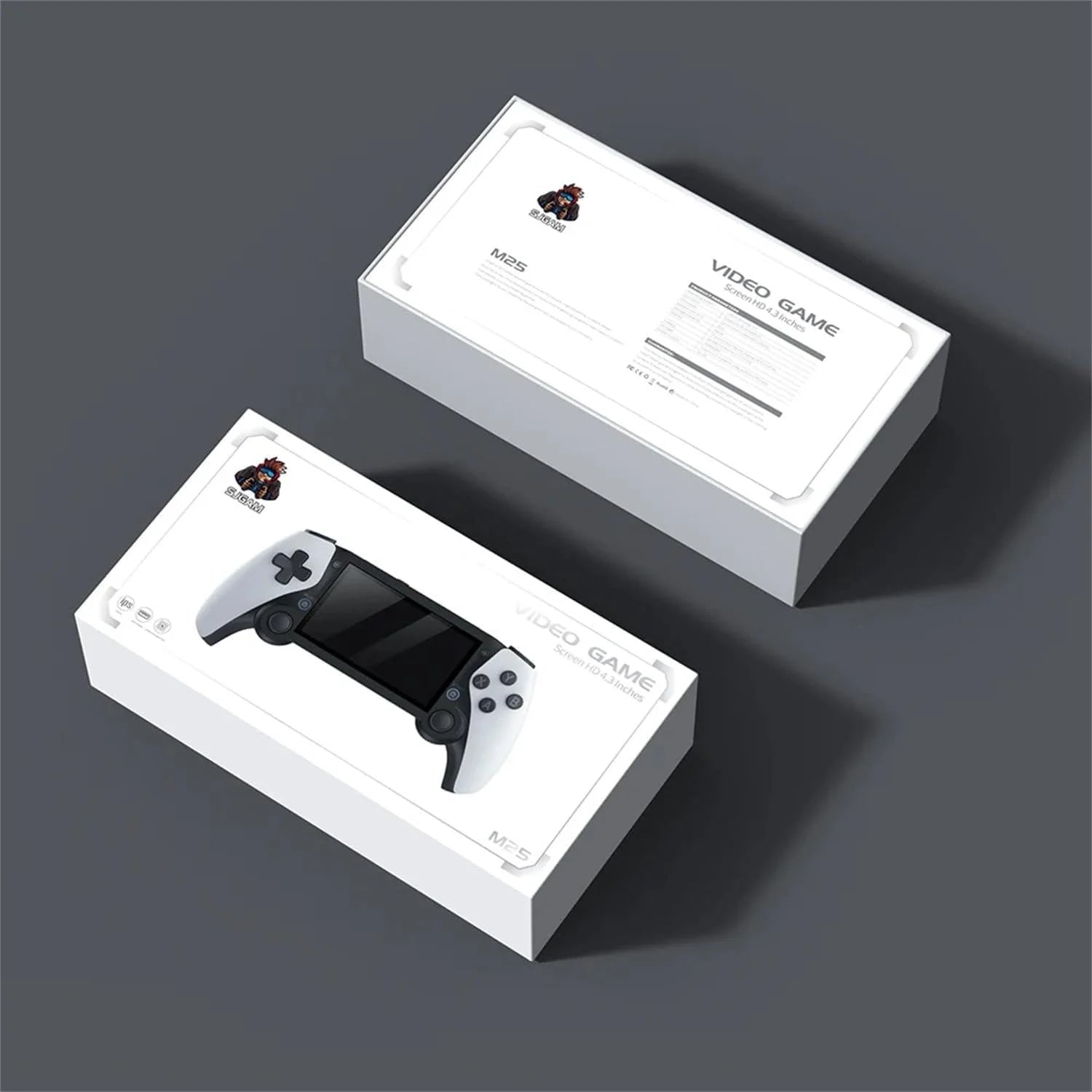M25 handheld game console television hdmi-compatible 4.3 inch 64g 20000 + games - console | controller