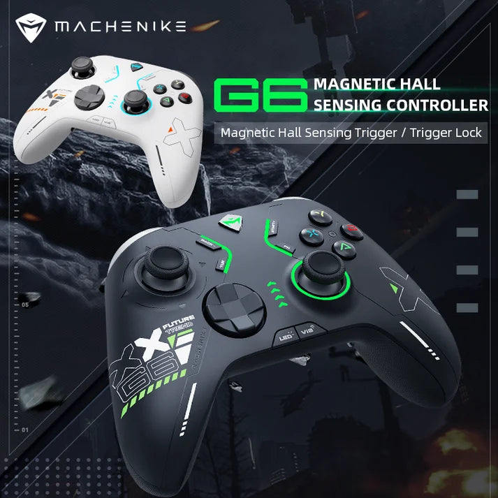 Machenike controller g6 - white - console | controller | pc controller