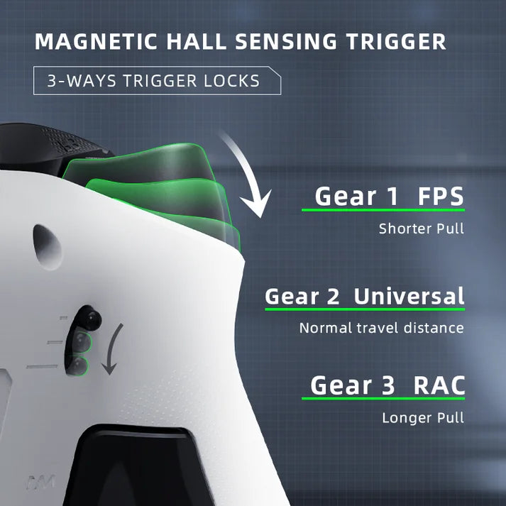 Machenike controller g6 - white - console | controller | pc controller