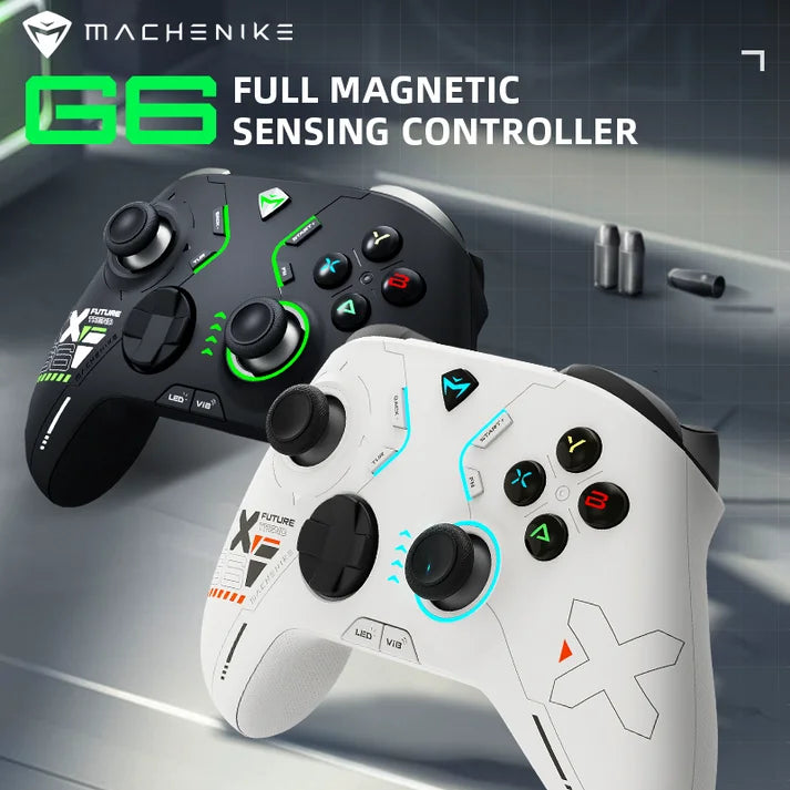 Machenike controller g6 - white - console | controller | pc controller