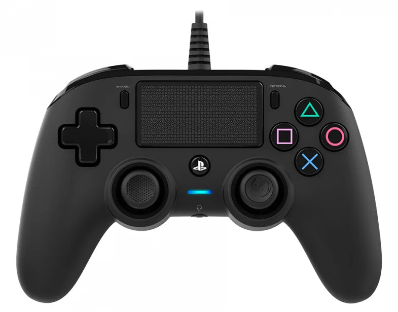 Nacon wired compact controller - jet black - playstation controllers