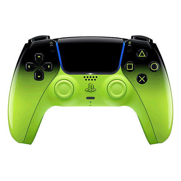 Playstation 5 wireless controller new colors - remix green - console | controller