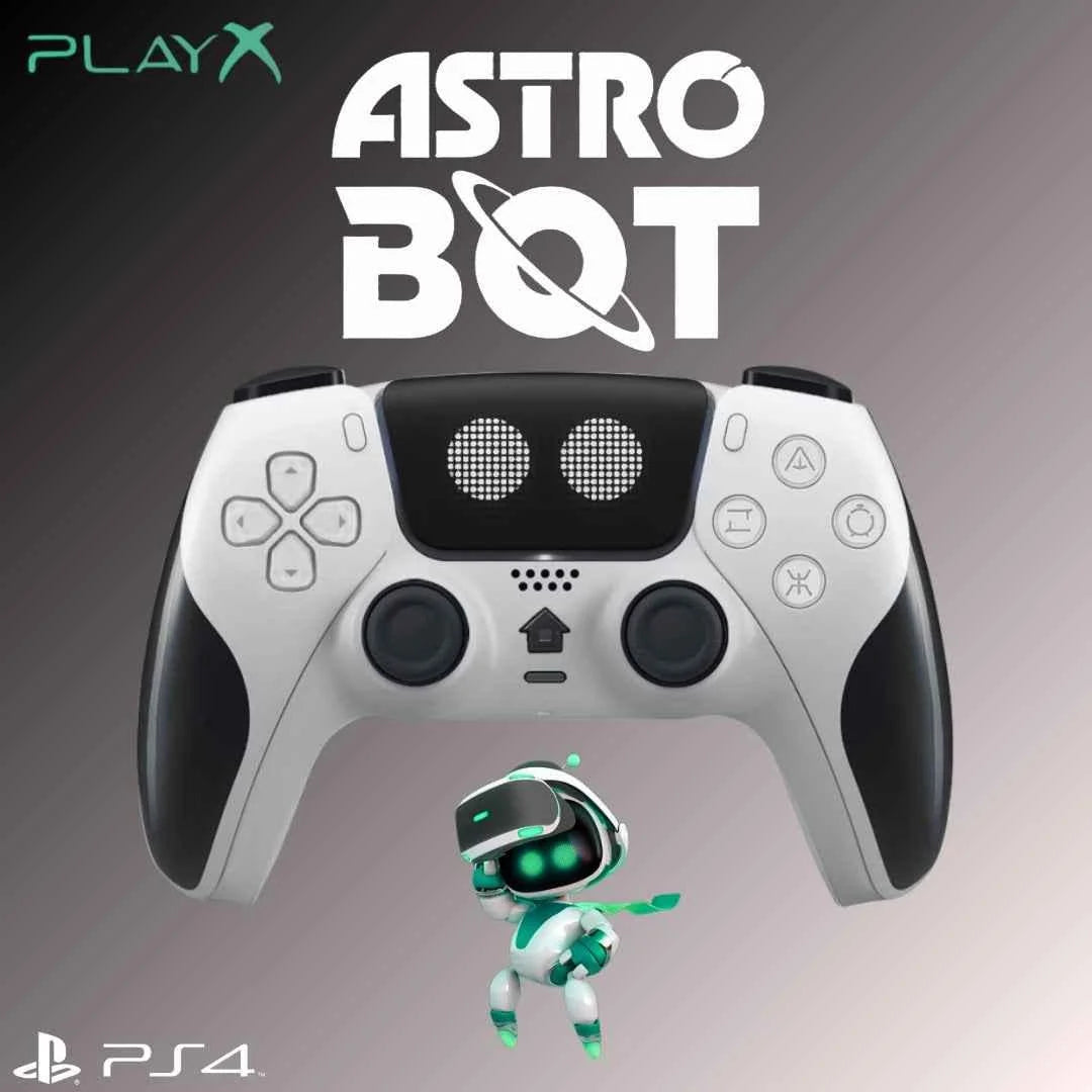 Playx wireless controller for ps4 (astro bot) - black - console | controller